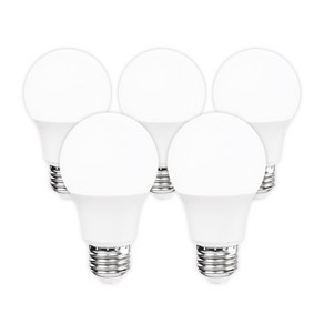 라인라이팅 LED 에코 벌브 8w, 주광색, 5개