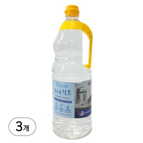 청소용식초 청소식초 청소세정전용, 1.8L, 3개