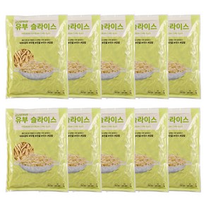 프리미엄 냉동 유부 슬라이스 우동고명, 1kg, 10개
