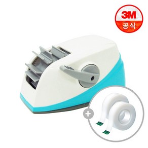 스카치 쓰리엠 원터치 테이프 디스펜서 + 매직테이프 리필 2롤, 핑크, 1세트 - 테이프