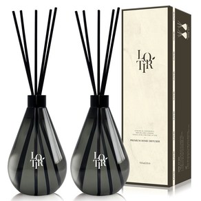 로티르 프리미엄 대용량 디퓨저 2P 선물세트 실내 방향제 베스트향, 2개, 510ml, 라튤립 블랑
