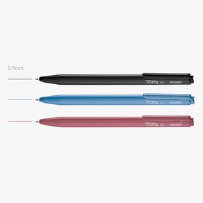 모나미 트리피스 볼펜 0.5mm, 빨강 x 10자루, 1세트