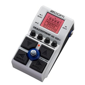 ZOOM MS-50G Plus 줌 기타용 멀티 이펙터 컴팩트 페달 스톰박스 사이즈 100종류, 1개