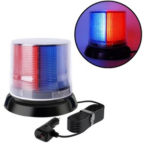 아르켈 시거잭 유선 회전식 LED 자석 경광등 경고등 경찰색상 ABR-1