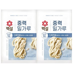 백설 중력 밀가루, 3kg, 2개