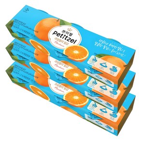 쁘띠첼 과일젤리 밀감, 90g, 9개