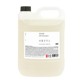생활공작소 주방세제 쌀뜨물향, 4L, 1개
