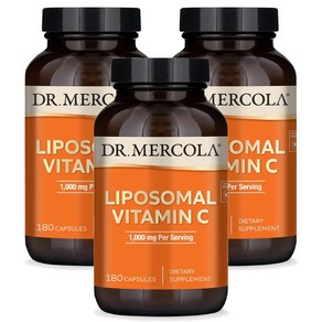 DR. MERCOLA 脂質體維他命C膠囊 1000mg, 180顆, 3罐