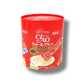 챠오츄르 고양이 구루메 버라이어티 간식 60p