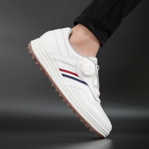 아놀드파마 국산 소가죽 다이얼 골프화 발편한 여성 남성 스파이크리스 경량 파크 골프 신발 실내 스크린화