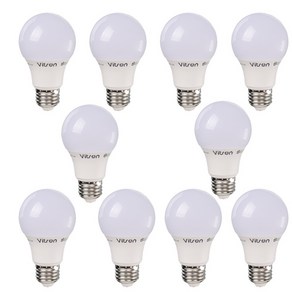 비츠온 LED 전구 8W 전구, 주광색, 10개