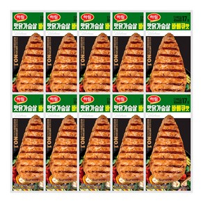 닭고기몰 하림 맛닭 닭가슴살 바베큐맛, 10개