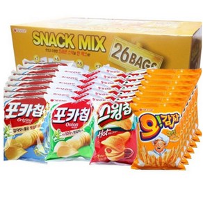 오리온 감자 패밀리팩 26개입 (포카칩 스윙칩 오감자) +, 감자스낵믹스26개입, 1세트