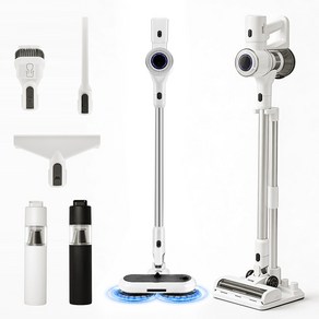 최신형 차이슨 무선 스틱 청소기 BLDC 진공청소기 + 물걸레 키트 + 평생AS