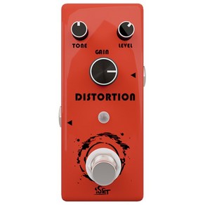 ISET 기타 이팩터 디스토션 오버드라이브 딜레이 코러스, 1개, PD-7