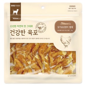 굿데이 강아지 건강한 육포, 240g, 1개