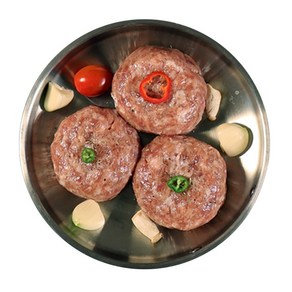 올바름미트앤푸드 수제 한돈 떡갈비 반죽 대용량 업소용, 1kg, 1개
