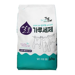 알뜰 세탁세제 10kg 가루세제 세제 찬물전용 일반드럼 대용량, 1개