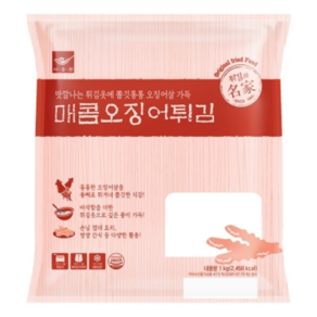 사옹원 매콤오징어튀김, 1kg, 2개