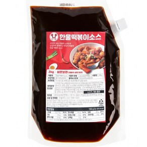 한울종합식품 떡볶이소스 150g 2kg, 1개