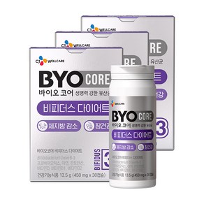 바이오코어 다이어트 유산균 14., 30정, 3개