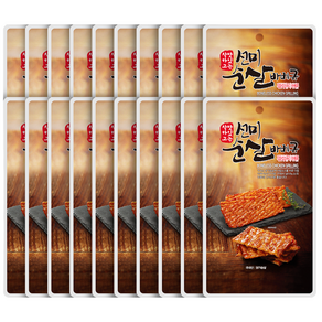 선미육포 착하고 맛있는 선미 순살바베큐 닭가슴살육포, 20g, 20개