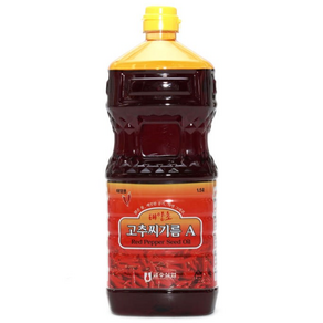 금수 프리미엄 태양초 고추씨기름A PET, 1.5L, 1개