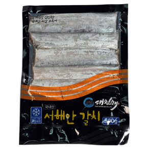 대천해 서해안 갈치 대용량, 500g, 3개