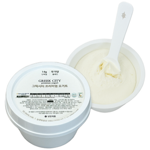 그릭시티 꾸덕한 그릭요거트 무가당 플레인, 100g, 3개, 1개