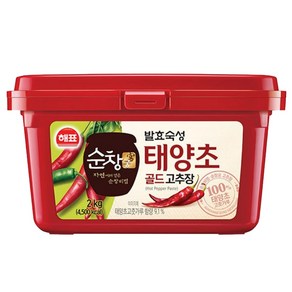 해표 순창궁 태양초 골드 고추장 2kg+550g, 2개