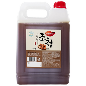 HACCP 비건인증 달콤한행복 조청 대용량 업소용 식당용 가정용, 5kg, 1개