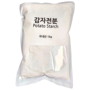 국내산 100% 감자전분 생감자로만든, 1kg, 1개