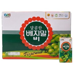 베지밀 비 달콤한 두유, 190ml, 96개