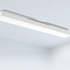 장수램프 LED 사각 일자등 형광등 등기구 30W 플리커프리, 주광색, 1개