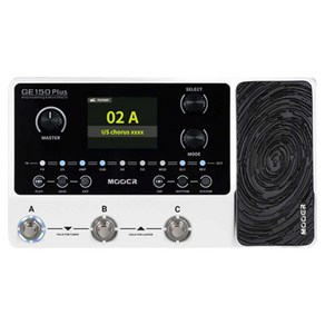 MOOER무어 GE150 PLUS 플러스 멀티이펙터 Multi Effects 가벼운 무게 컴팩트사이즈 어댑터포함, 단일색, 1개