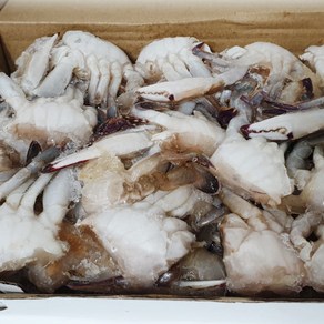 [미쓰리푸드마켓]냉동 절단꽃게 S 1박스 5.4KG 450gX12팩, 12개, 450g S