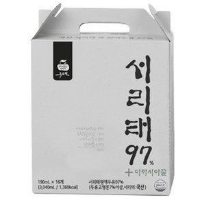 두보원 서리태97+두유, 190ml, 16개