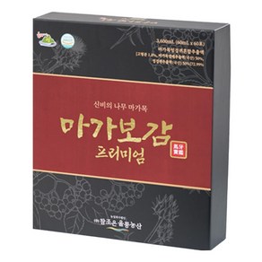 공식판매처 마가보감 프리미엄 울릉도 신비의나무 마가목 추출물, 60ml, 60개