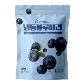 두 번 씻어나온 냉동 블루베리 1kg+1kg, 2개