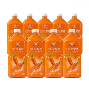 보넬드 아이엠 당근 100% NFC 착즙주스, 1L, 9개