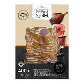 국내산 오리 당일발송 참프레 무화과 오리훈제 슬라이스, 400g, 20개