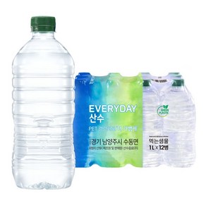 아임에코 에브리데이 산수 무라벨 생수, 1L
