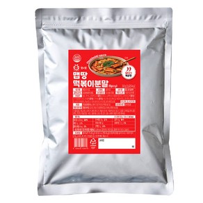 잇앤잇 맵땅 떡볶이 분말 매운맛 엽떡 엽땡식 떡볶이, 500g, 1개