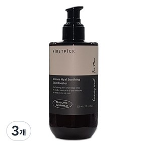 말론 향 좋은 남성 남자 스킨 토너 화장품 대용량 올인원 옴므, 300ml, 3개