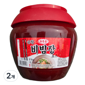순창 아주존 비빔장 소스, 2kg, 2개