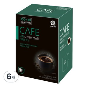 카페 디카페인 로스트 아메리카노, 1g, 6개, 180개입