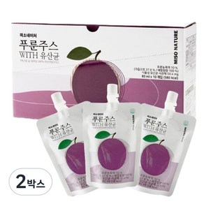 푸룬주스 With 유산균, 800ml, 2박스