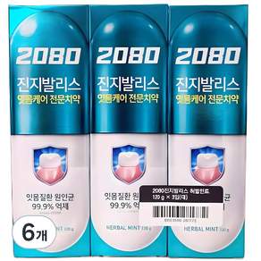 2080 진지발리스 허벌민트향 치약