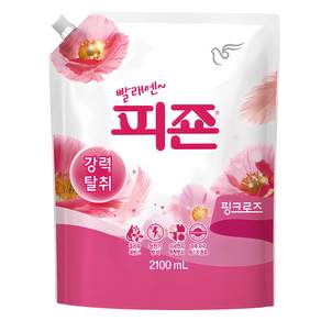 피죤 강력탈취 섬유유연제 핑크로즈 리필