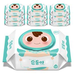 순둥이 오리지널 엘그린 아기물티슈 캡형